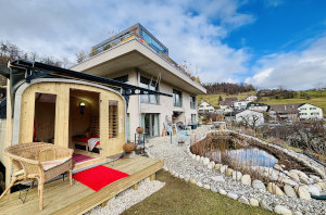 Bild Sauna und Filtergraben